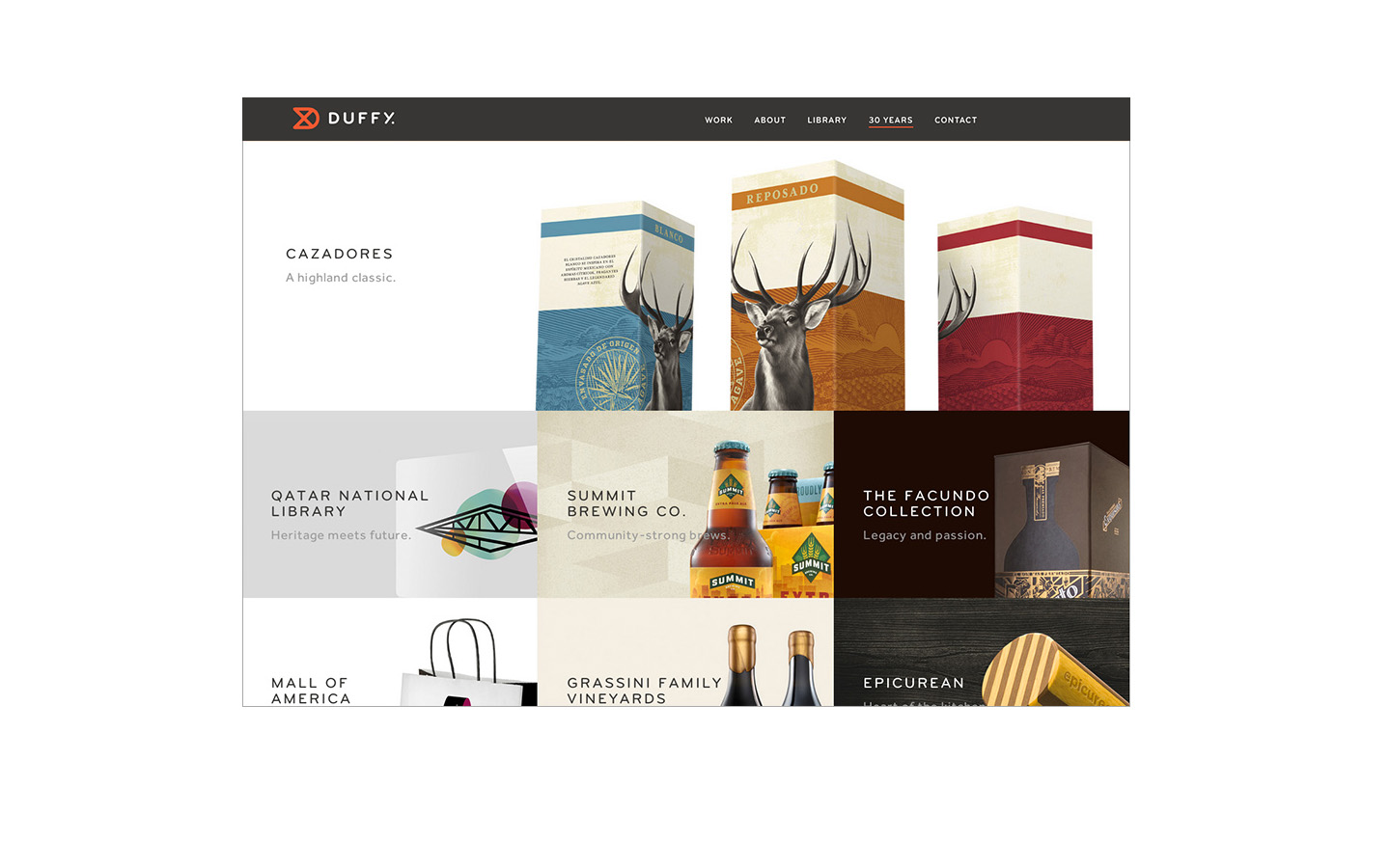 website development for Duffy Design