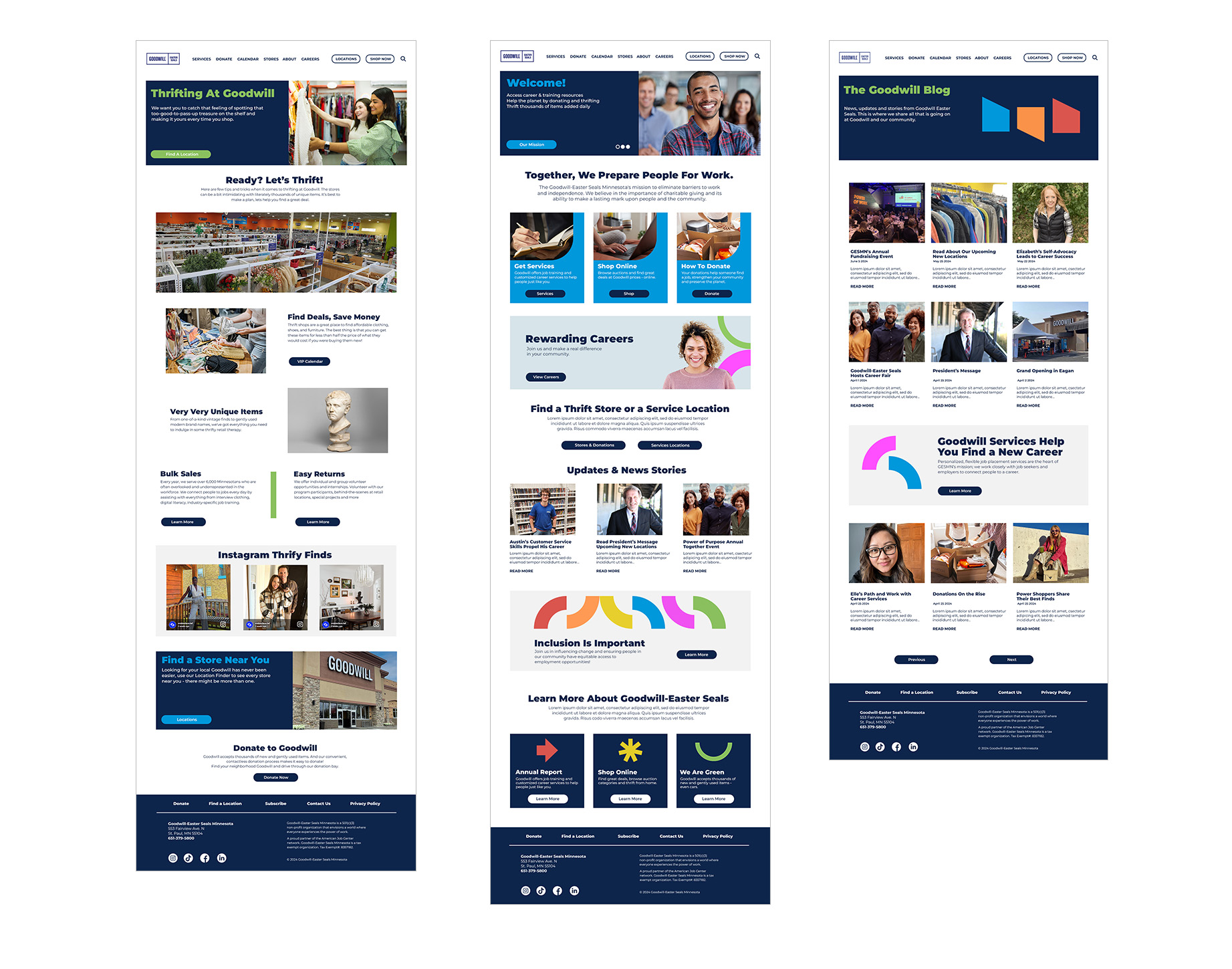 Goodwill website redesign